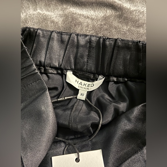 NAKED CASHMERE ROSALIE SILK TROUSER in Black NWT